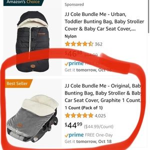 Brand new Bundle Me car seat cover